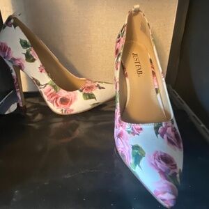 Floral heels